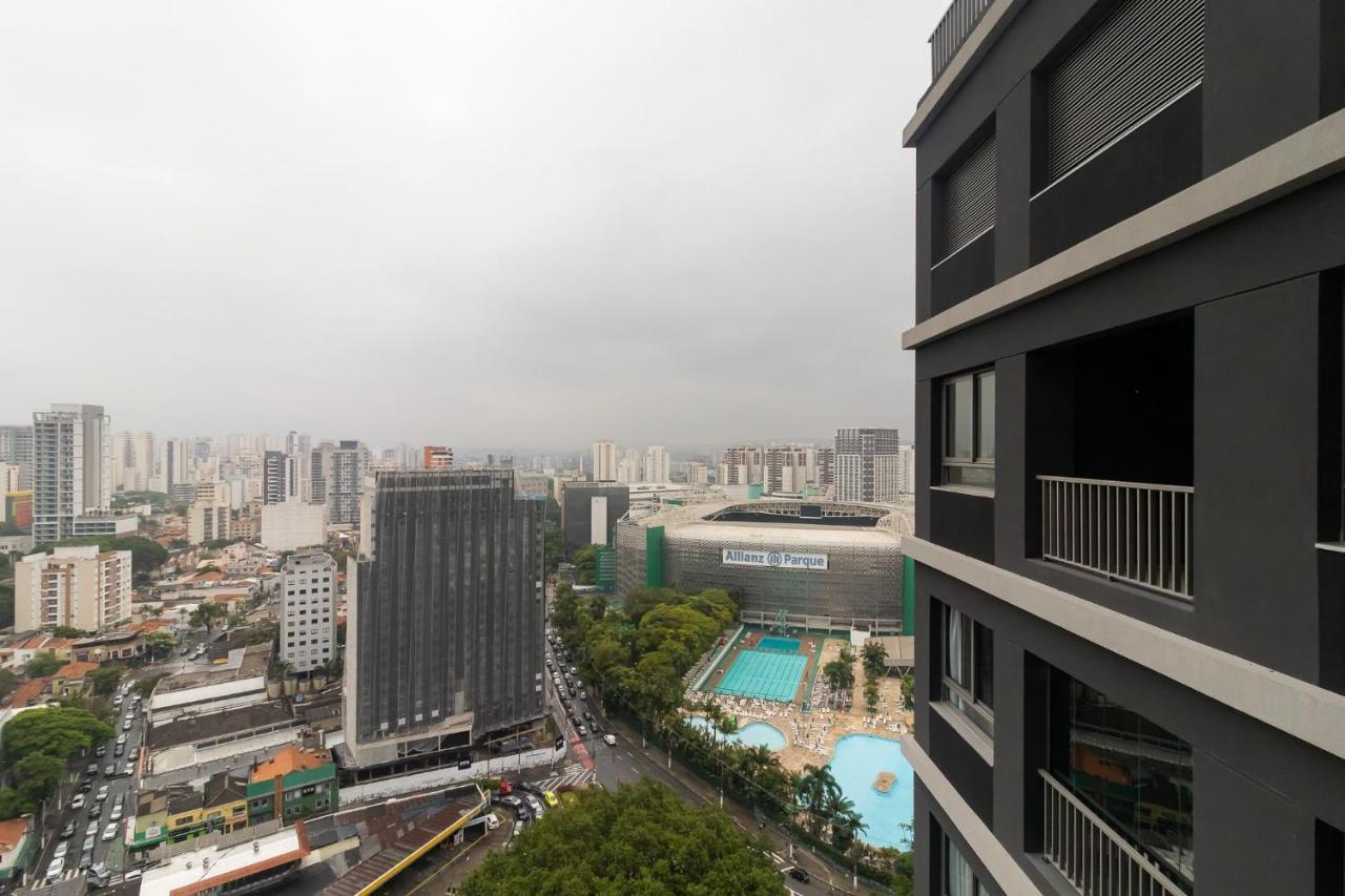 Studio Em Frente Ao Allianz Parque Com Piscina Na Cobertura - Vn 16 Lägenhet São Paulo Exteriör bild