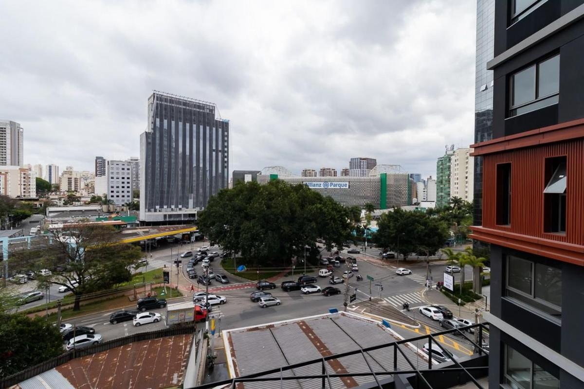Studio Em Frente Ao Allianz Parque Com Piscina Na Cobertura - Vn 16 Lägenhet São Paulo Exteriör bild