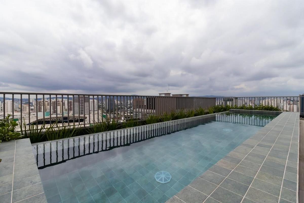 Studio Em Frente Ao Allianz Parque Com Piscina Na Cobertura - Vn 16 Lägenhet São Paulo Exteriör bild