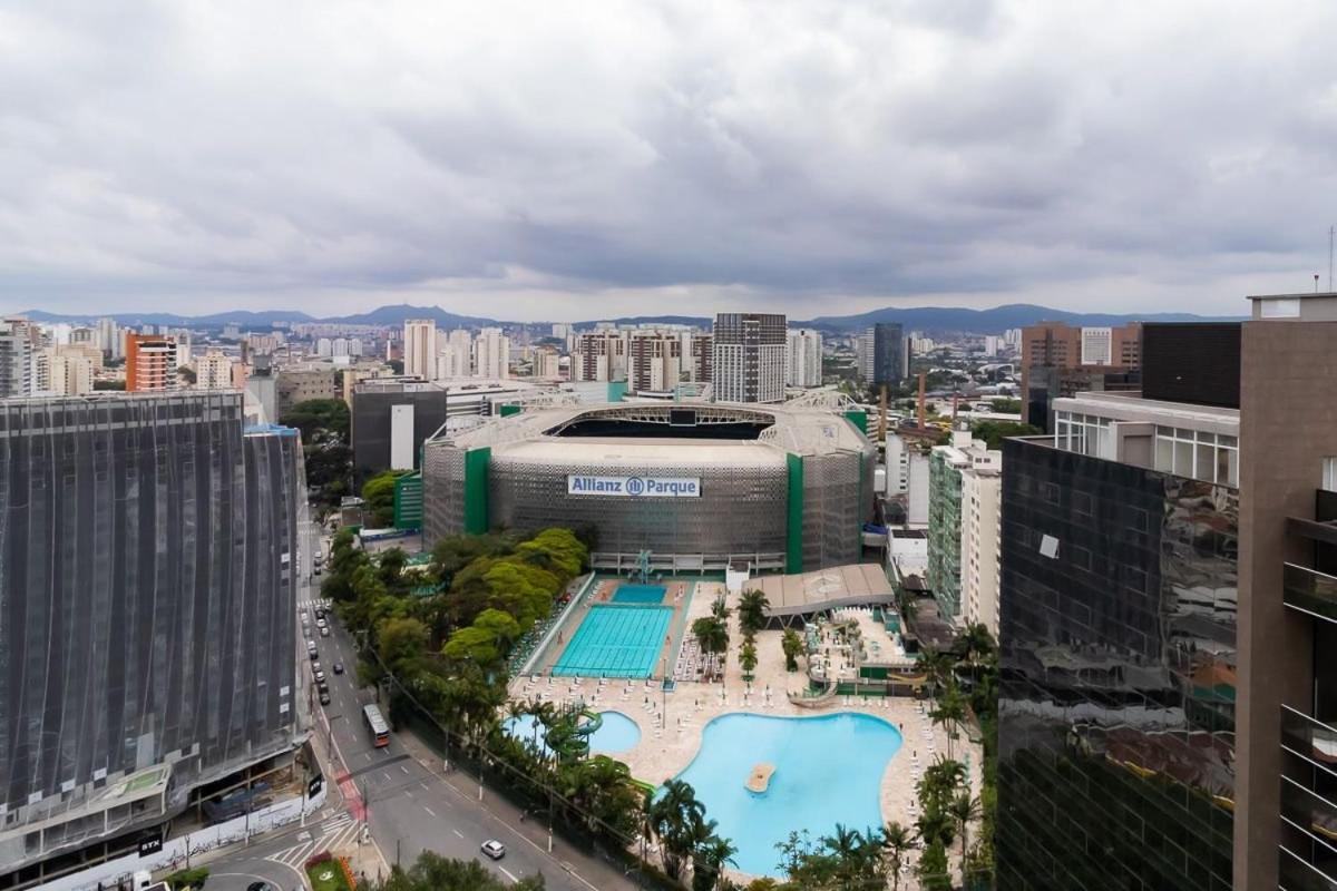 Studio Em Frente Ao Allianz Parque Com Piscina Na Cobertura - Vn 16 Lägenhet São Paulo Exteriör bild