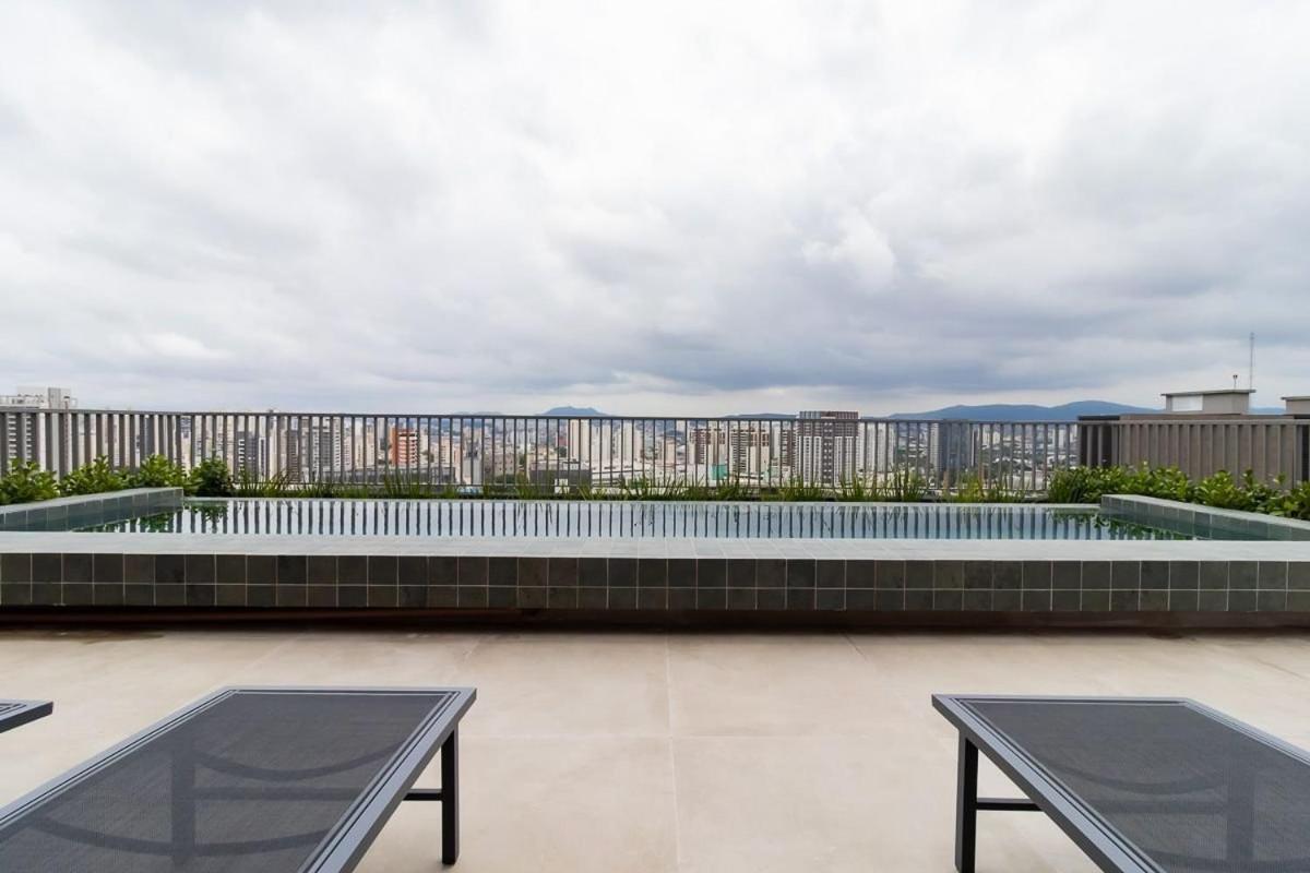 Studio Em Frente Ao Allianz Parque Com Piscina Na Cobertura - Vn 16 Lägenhet São Paulo Exteriör bild